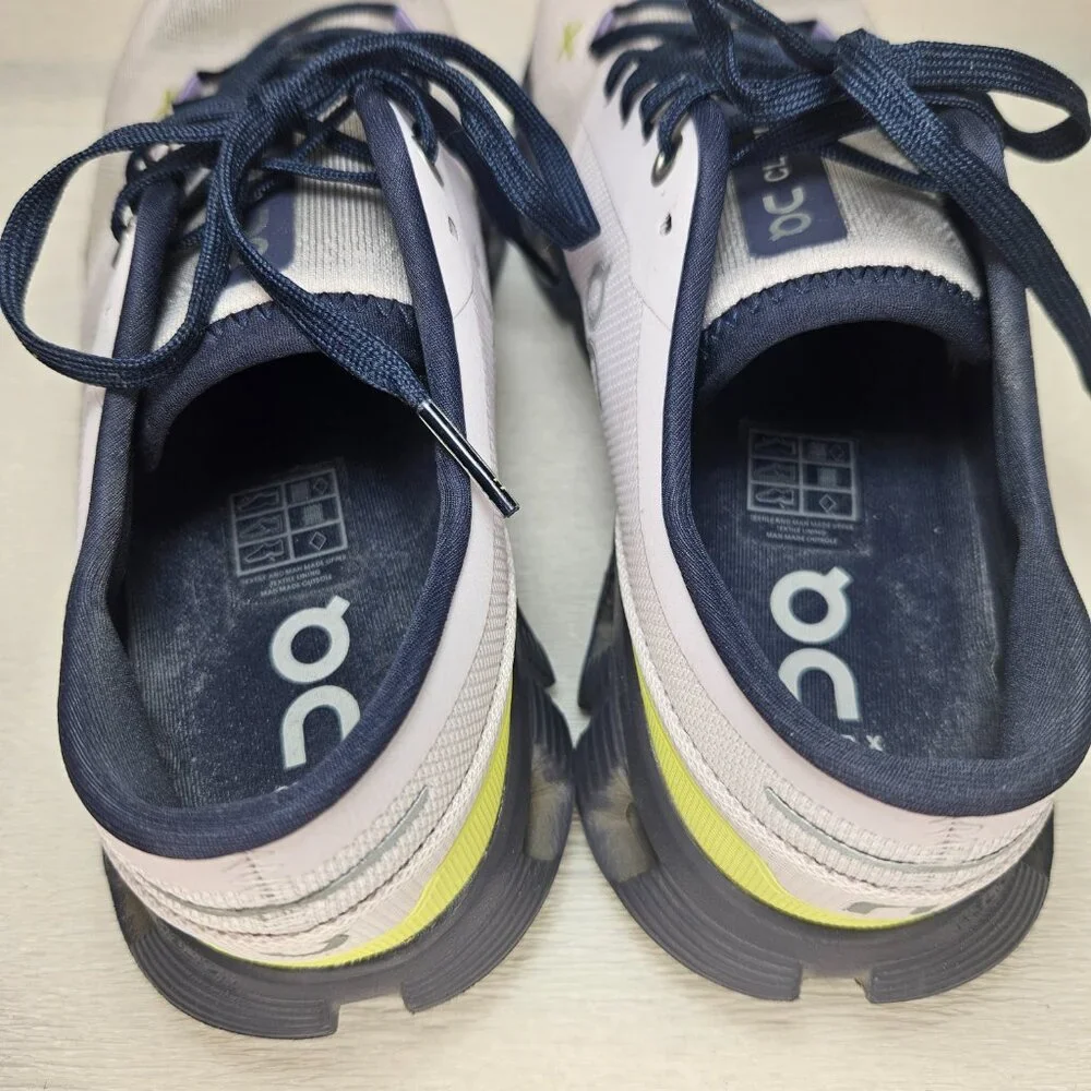On Cloud X 3 Orchid/Iron Size 10W Worn Maybe One Time - Picture 6 of 8